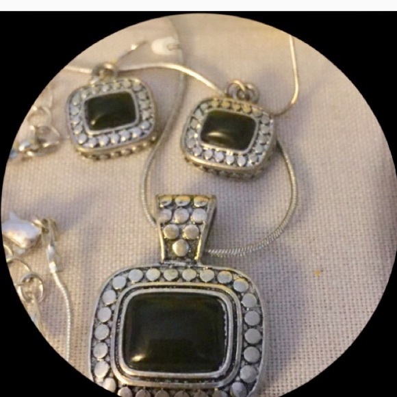 😎Black Onyx Pendant Set - Picture 2 of 5